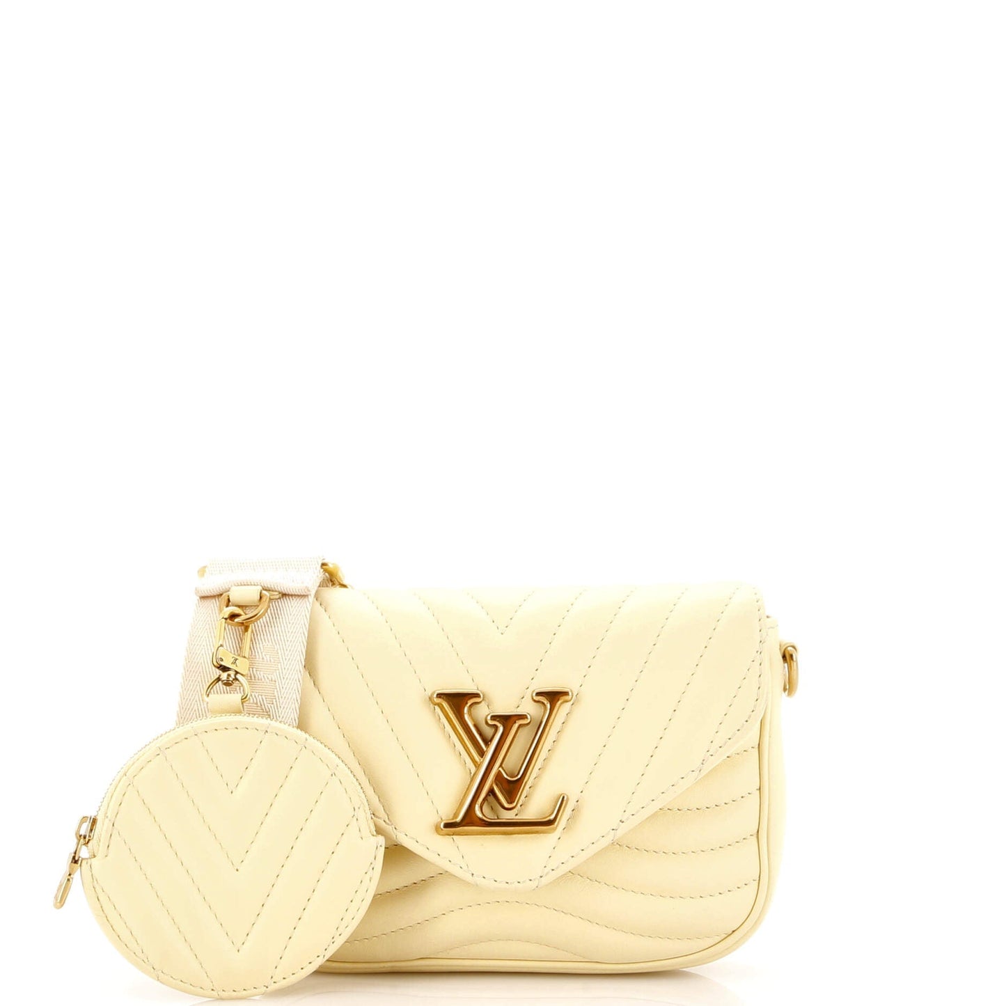 Louis Vuitton New Wave Multi Pochette Shoulder Bag Leather Quilted Leather 3095691