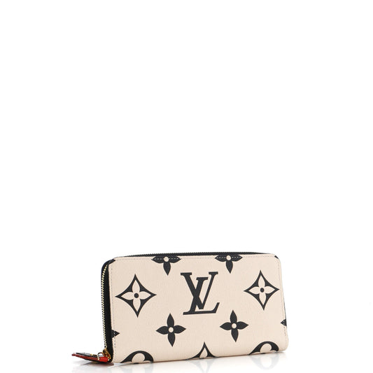 Louis Vuitton Zippy Wallet Limited Edition Crafty Empreinte Giant Monogram Travel Bag