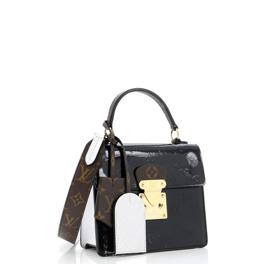 Louis Vuitton Spring Street Nm Handbag Vernis With And Leather Canvas Jewelry Leather 30998228