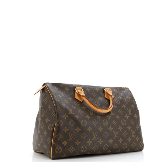 Louis Vuitton Speedy Handbag Canvas Monogram Travel Bag Canvas 3530998524