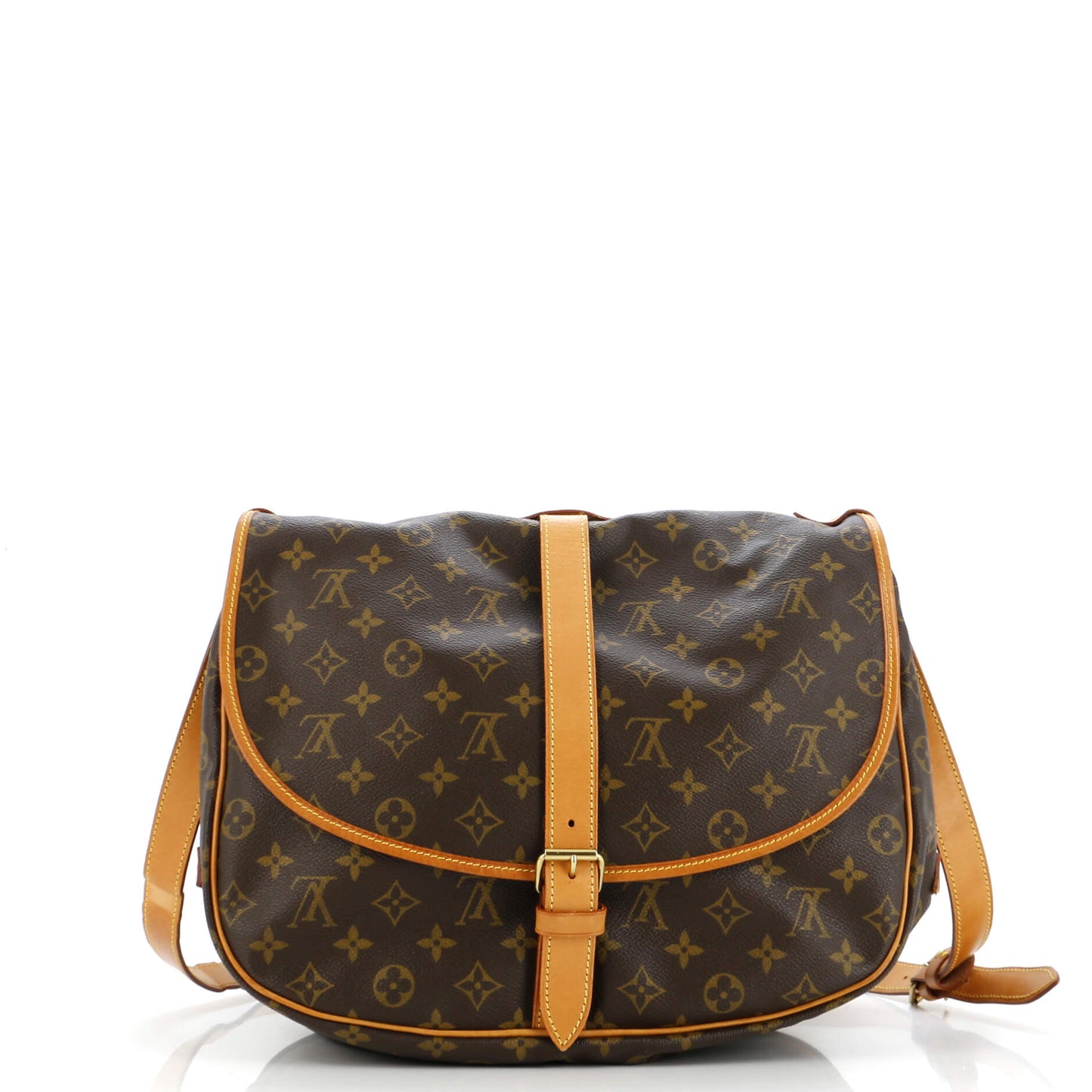 Louis Vuitton Saumur Handbag Canvas Monogram Travel Bag Canvas 3530998567