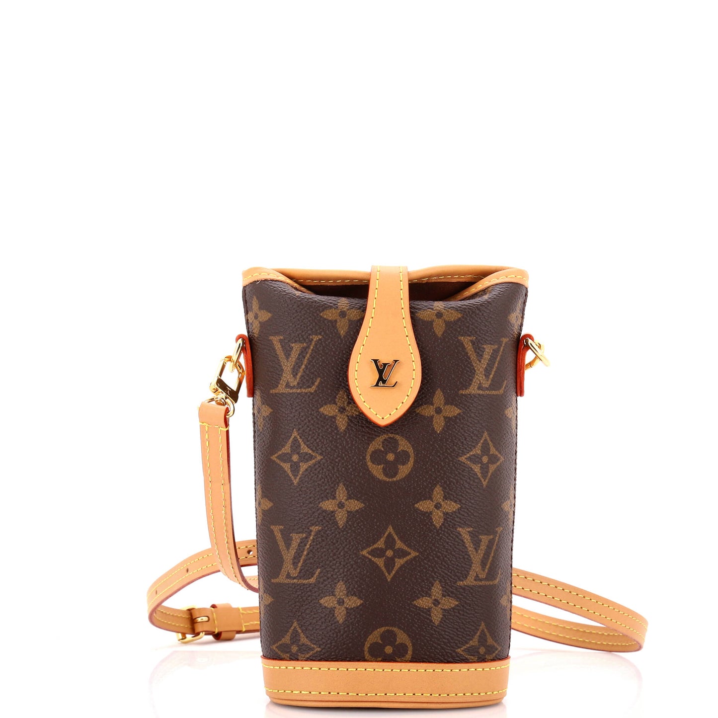 Louis Vuitton Fold Me Pouch Handbag Canvas Monogram Travel Bag