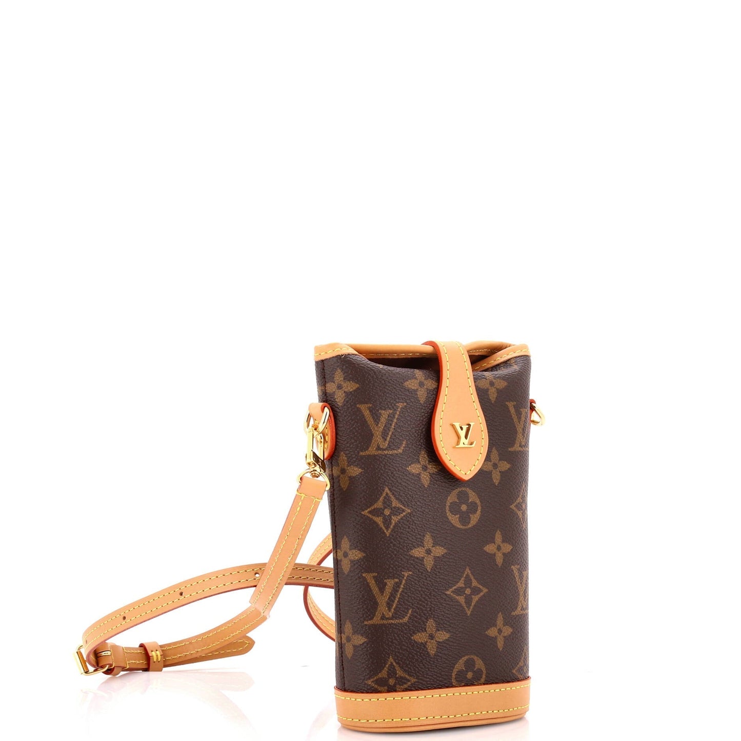 Louis Vuitton Fold Me Pouch Handbag Canvas Monogram Travel Bag