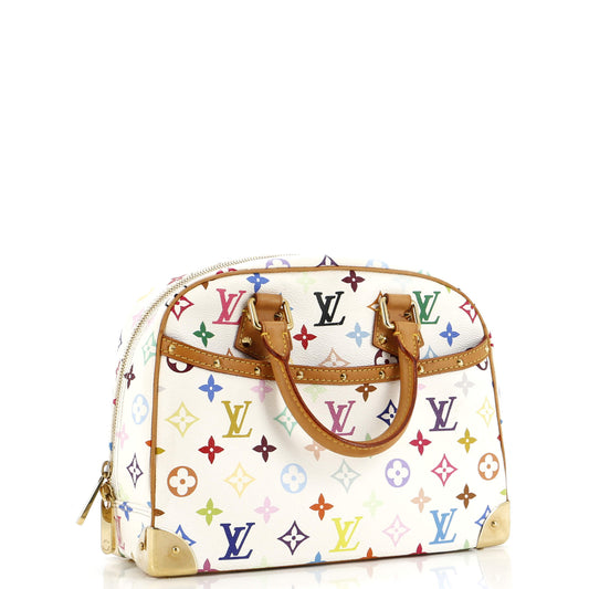 Louis Vuitton Trouville Handbag Multicolor Monogram Travel Bag