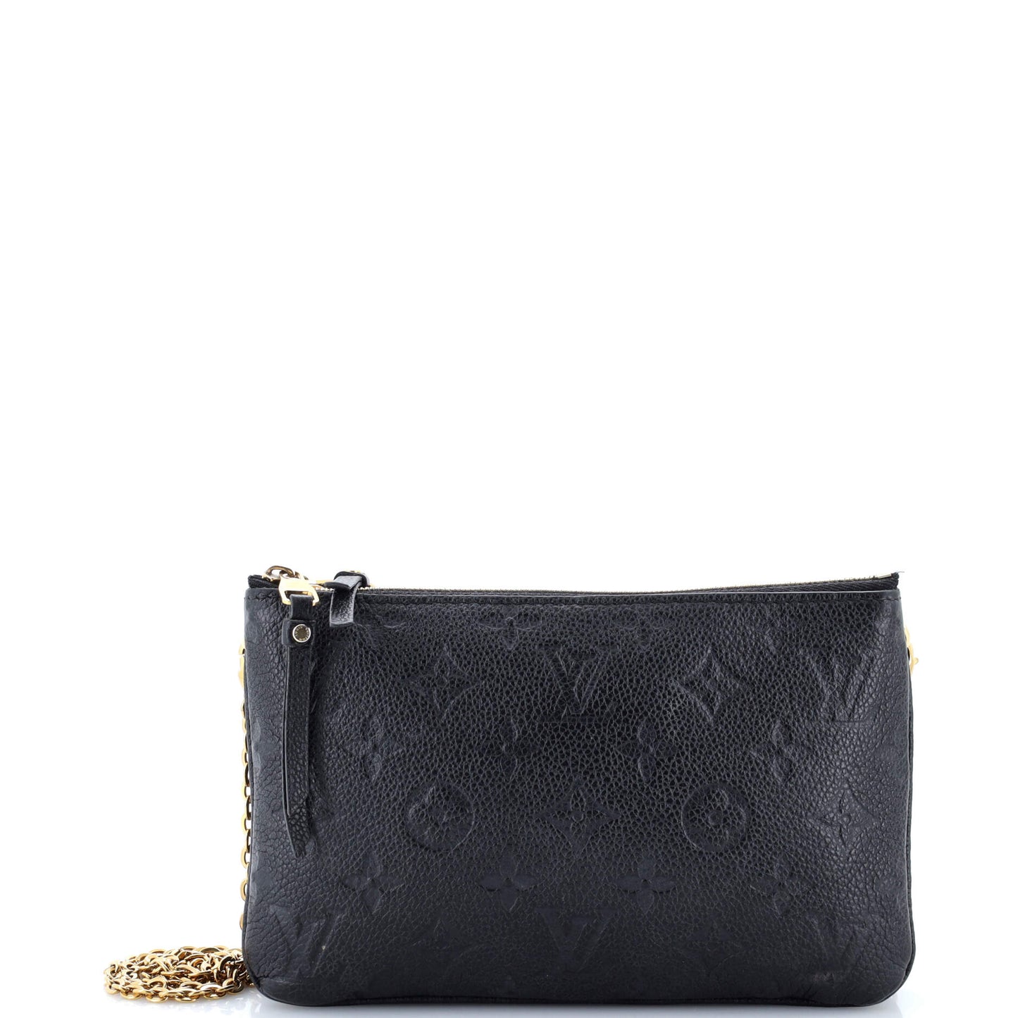 Louis Vuitton Double Zip Pochette Empreinte Clutch Bag Leather Monogram Leather 3105561