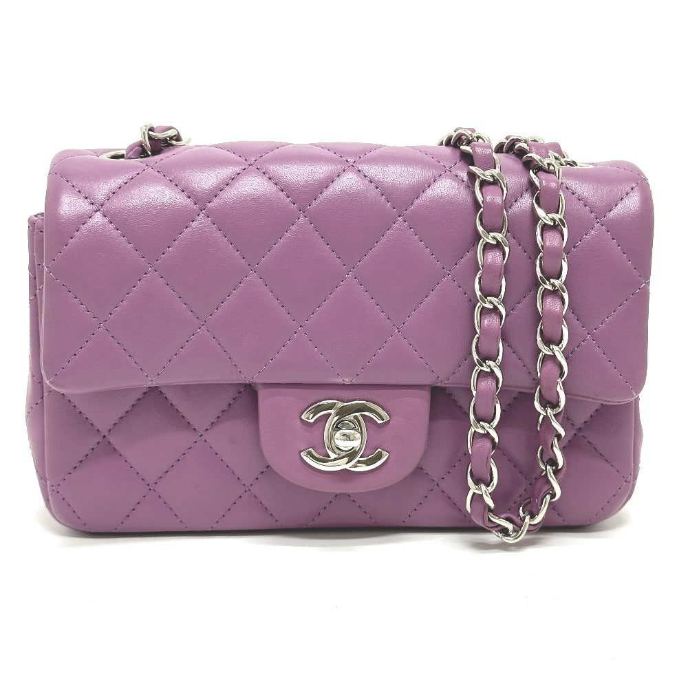 Chanel lambskin purple COCO Mark Minimato Matelasse Shoulder Bag