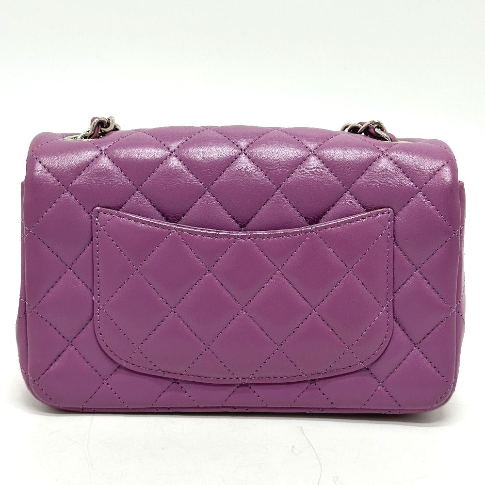 Chanel lambskin purple COCO Mark Minimato Matelasse Shoulder Bag