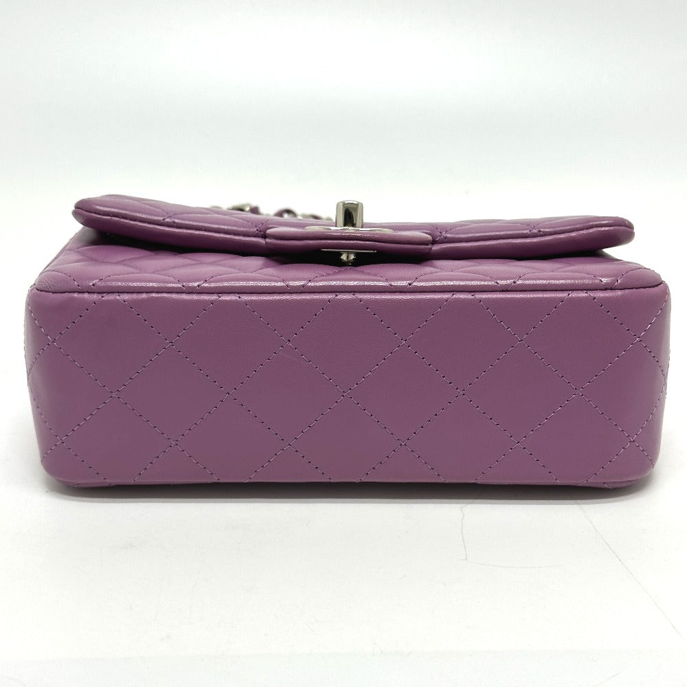 Chanel lambskin purple COCO Mark Minimato Matelasse Shoulder Bag