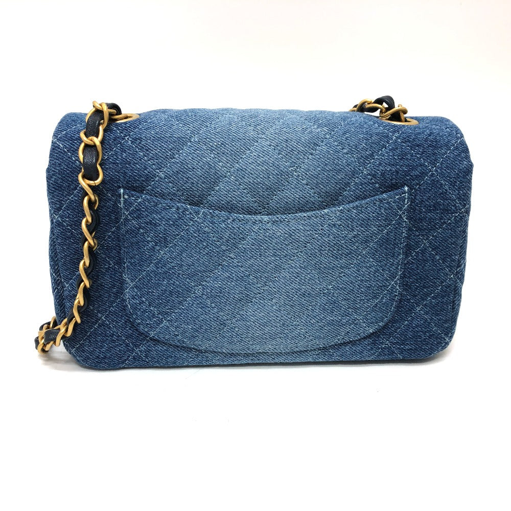 Chanel denim matrasse Blue Shoulder Bag