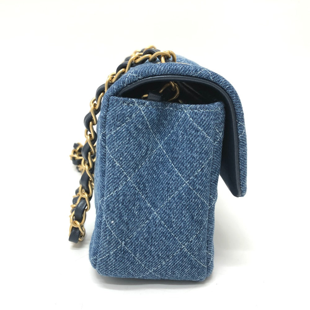 Chanel denim matrasse Blue Shoulder Bag