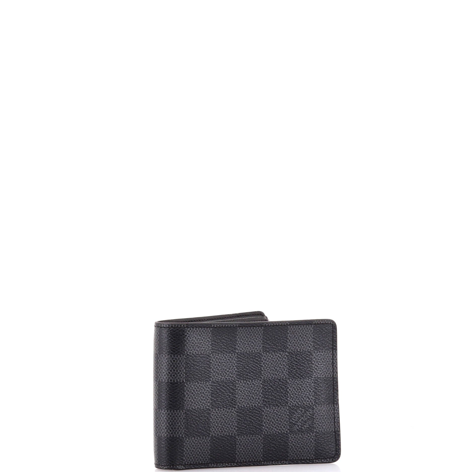 Louis Vuitton Slender Wallet Damier Graphite Handbag Travel Bag