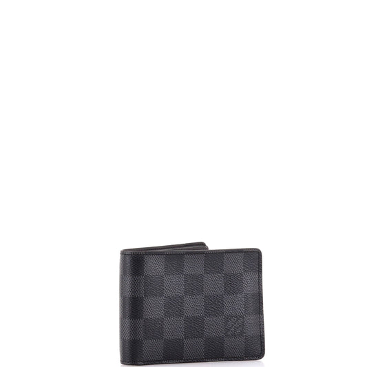 Louis Vuitton Slender Wallet Damier Graphite Handbag Travel Bag