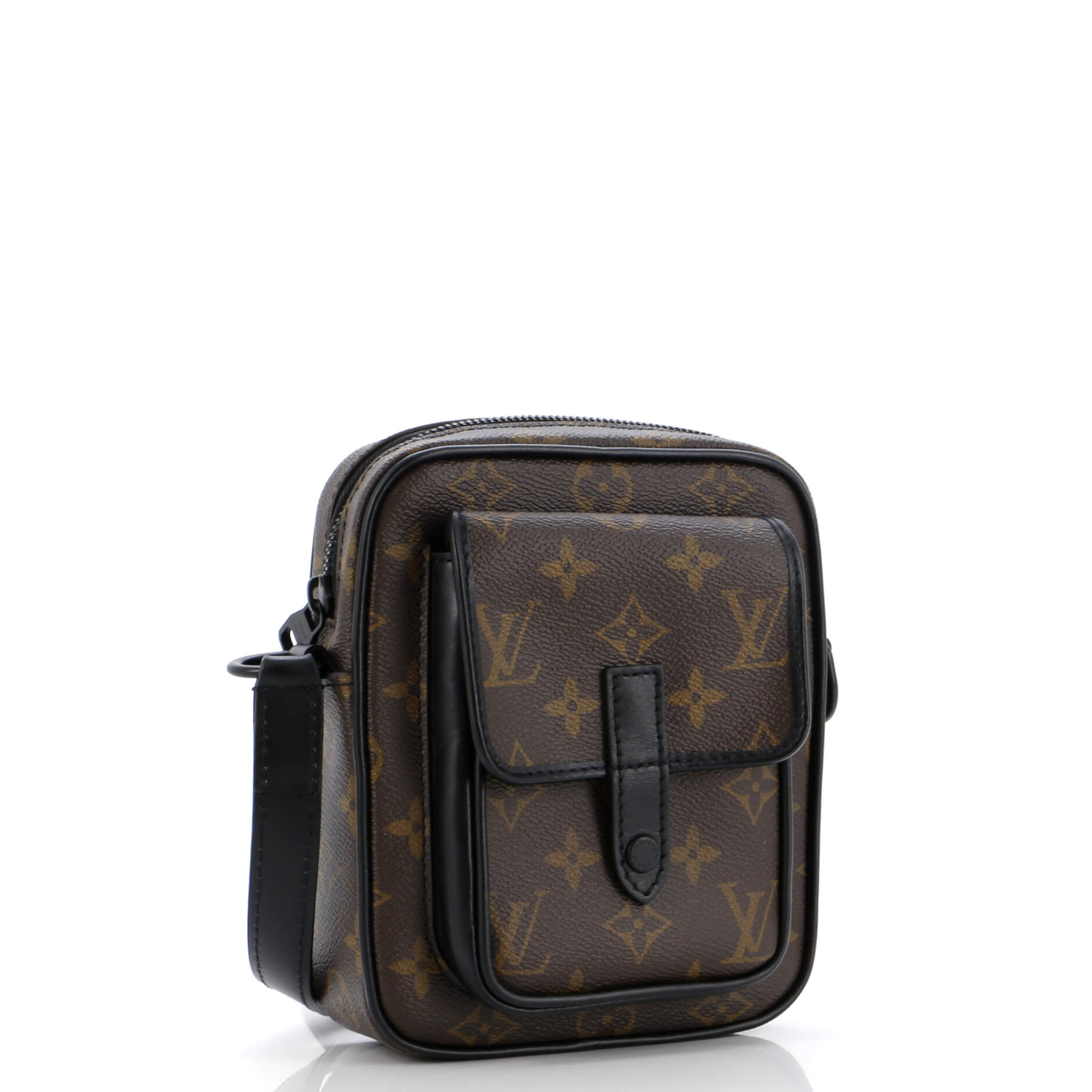Louis Vuitton Christopher Wearable Wallet Macassar Messenger Bag Canvas Monogram Travel Bag