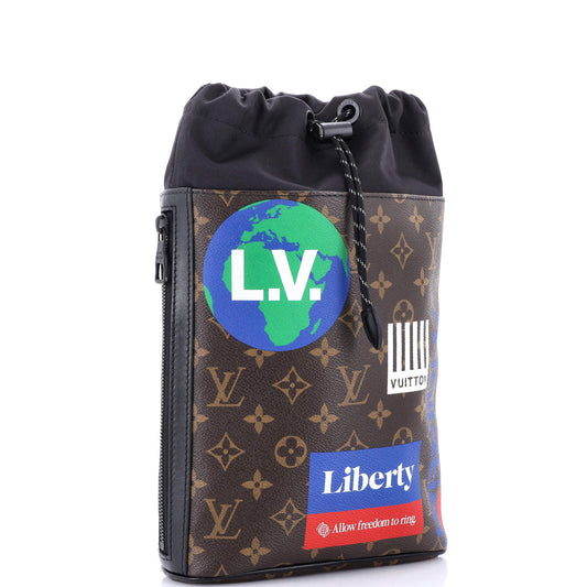 Louis Vuitton Chalk Sling Bag Limited Edition Story Canvas Monogram Crossbody Bag
