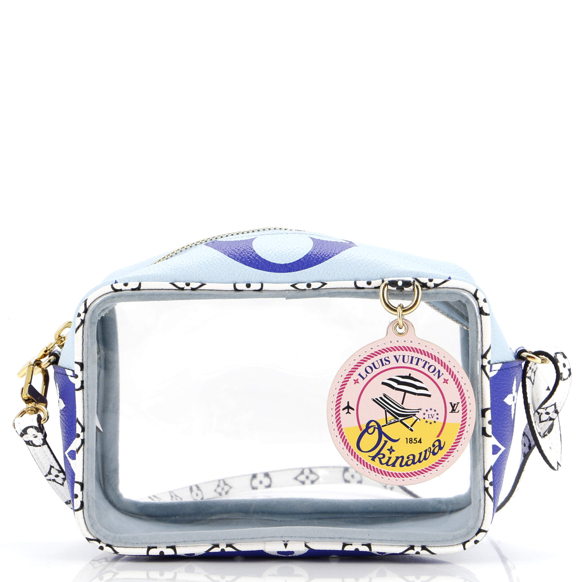 Louis Vuitton Beach Pouch Limited Edition Cities Colored Giant Monogram Shoulder Bag