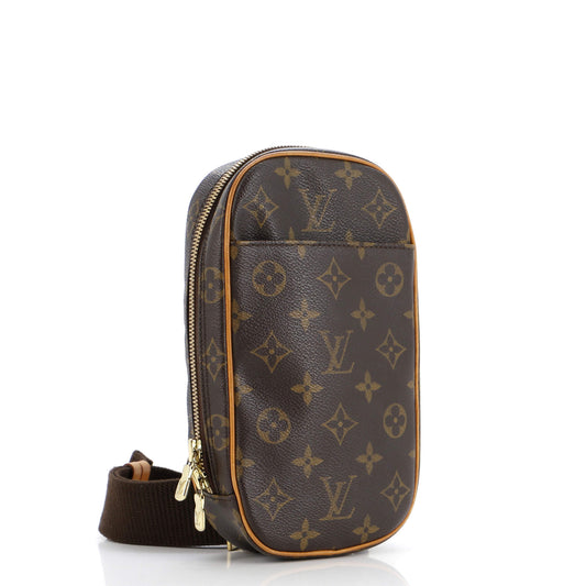 Louis Vuitton Pochette Gange Handbag Canvas Monogram Travel Bag Canvas 31151221