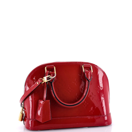 Louis Vuitton Alma Handbag Vernis Bb Monogram Shoulder Bag Vernis Bb3116133