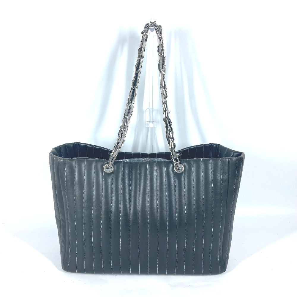 Chanel Mademoiselle Black Leather Tote Bag