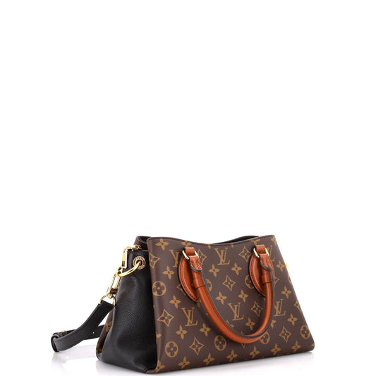 Louis Vuitton Vendome Tote With Bb Leather Canvas Shoulder Bag