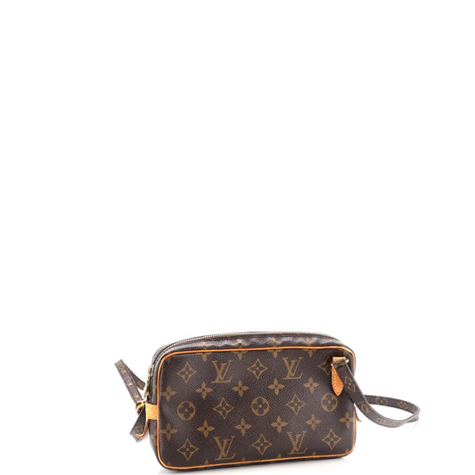 Louis Vuitton Pochette Marly Bandouliere Bag Canvas Monogram Travel Bag