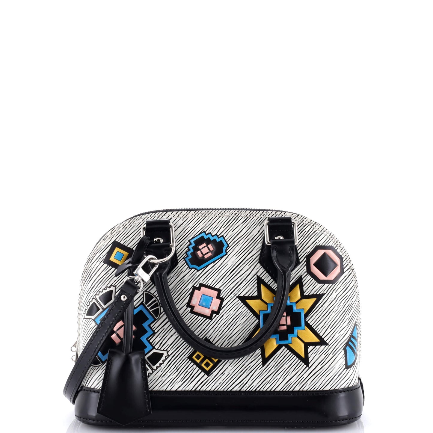 Louis Vuitton Alma Handbag Limited Edition Azteque Epi Bb Leather Travel Bag