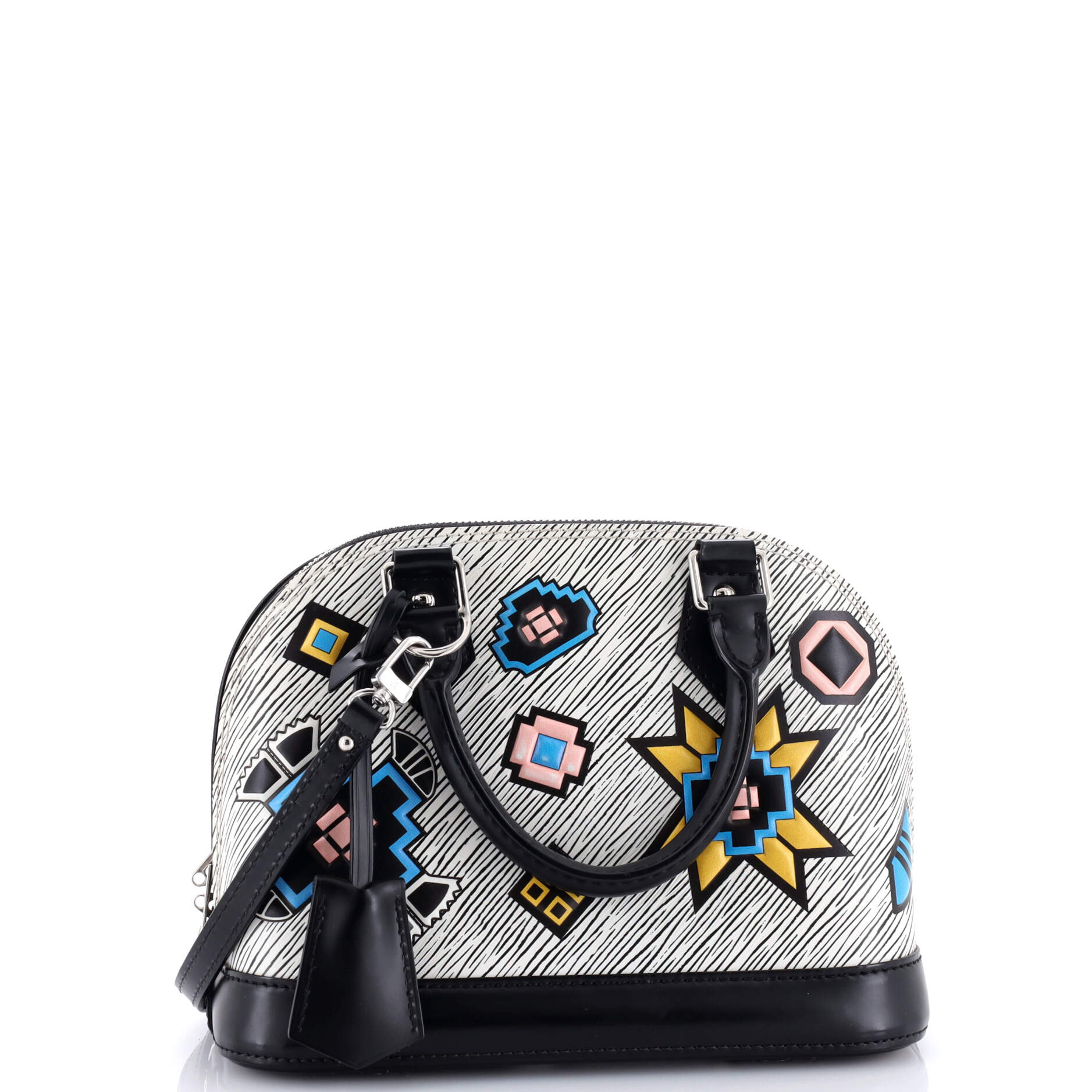 Louis Vuitton Alma Handbag Limited Edition Azteque Epi Bb Leather Travel Bag