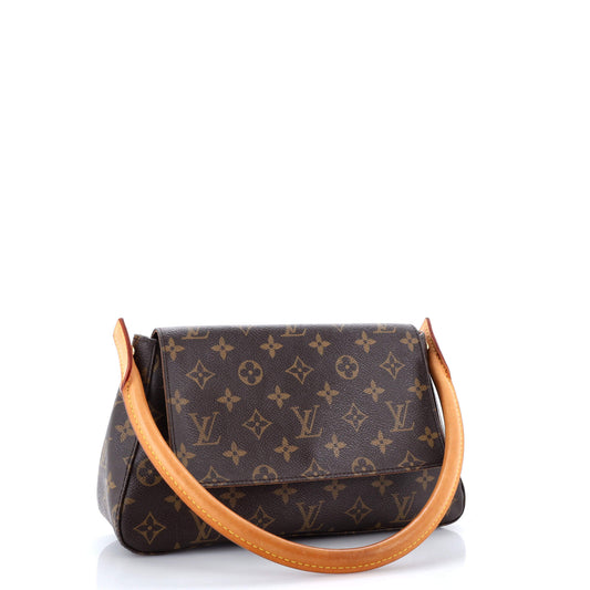 Louis Vuitton Looping Handbag Canvas Monogram Travel Bag