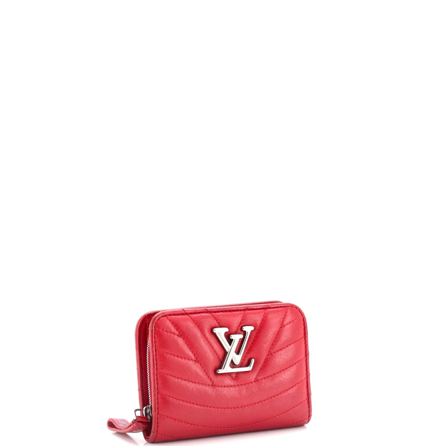 Louis Vuitton New Wave Zipped Wallet Compact Handbag Leather Quilted Travel Bag