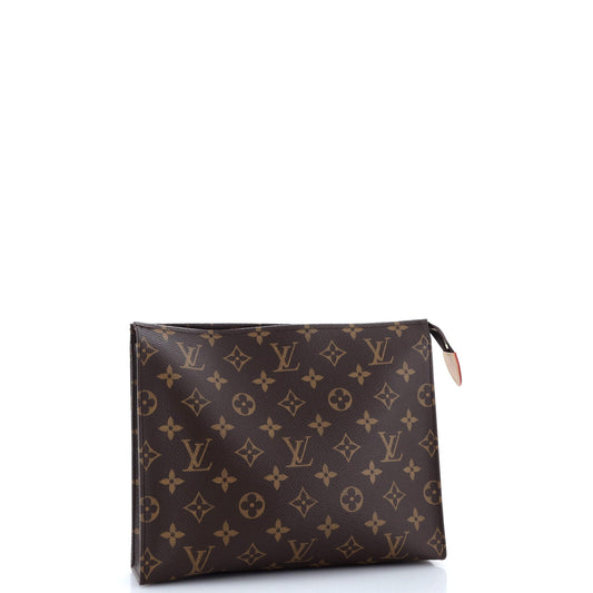 Louis Vuitton Toiletry Pouch Clutch Bag Canvas Monogram