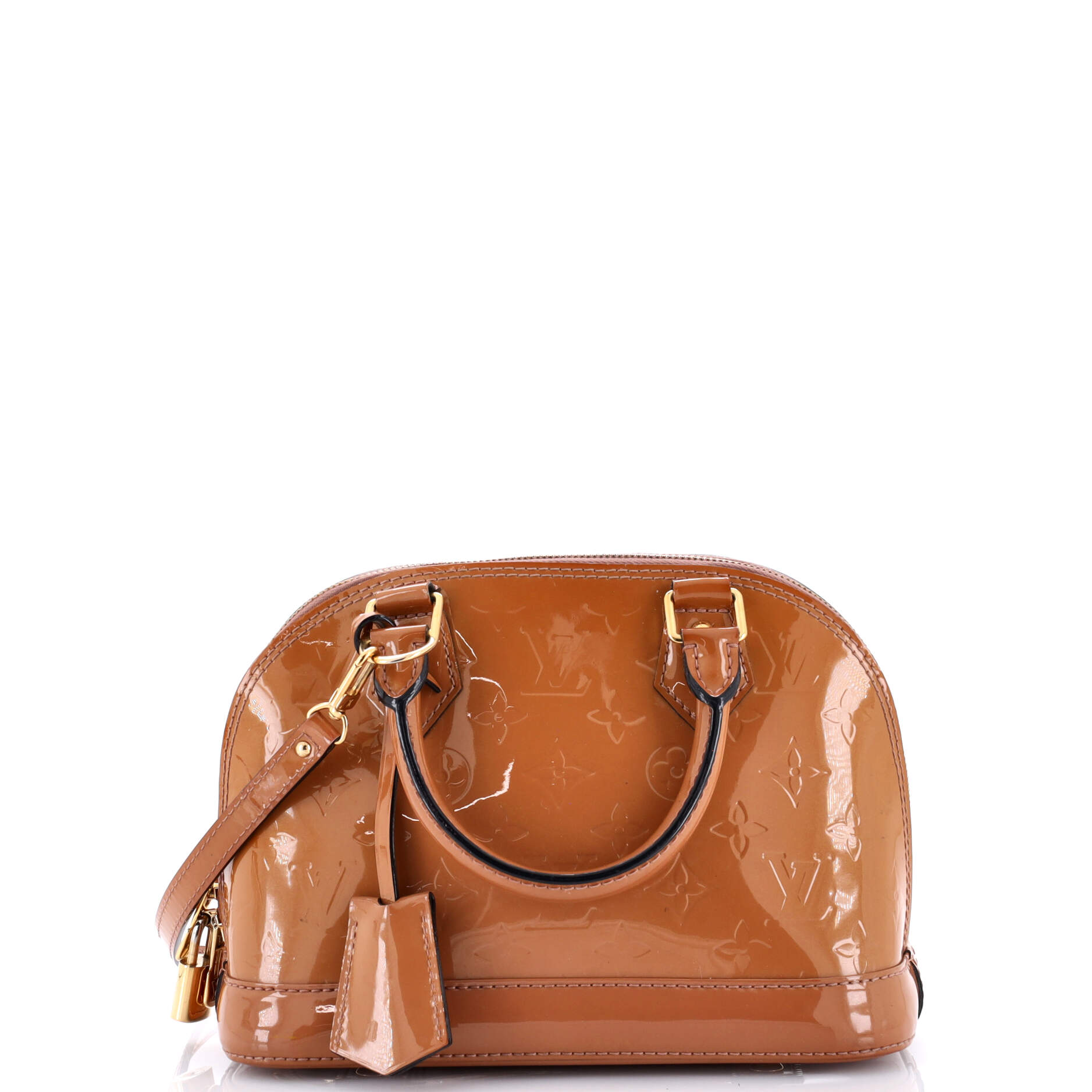 Louis Vuitton Alma Handbag Vernis Bb Monogram Shoulder Bag Vernis Bb3122971