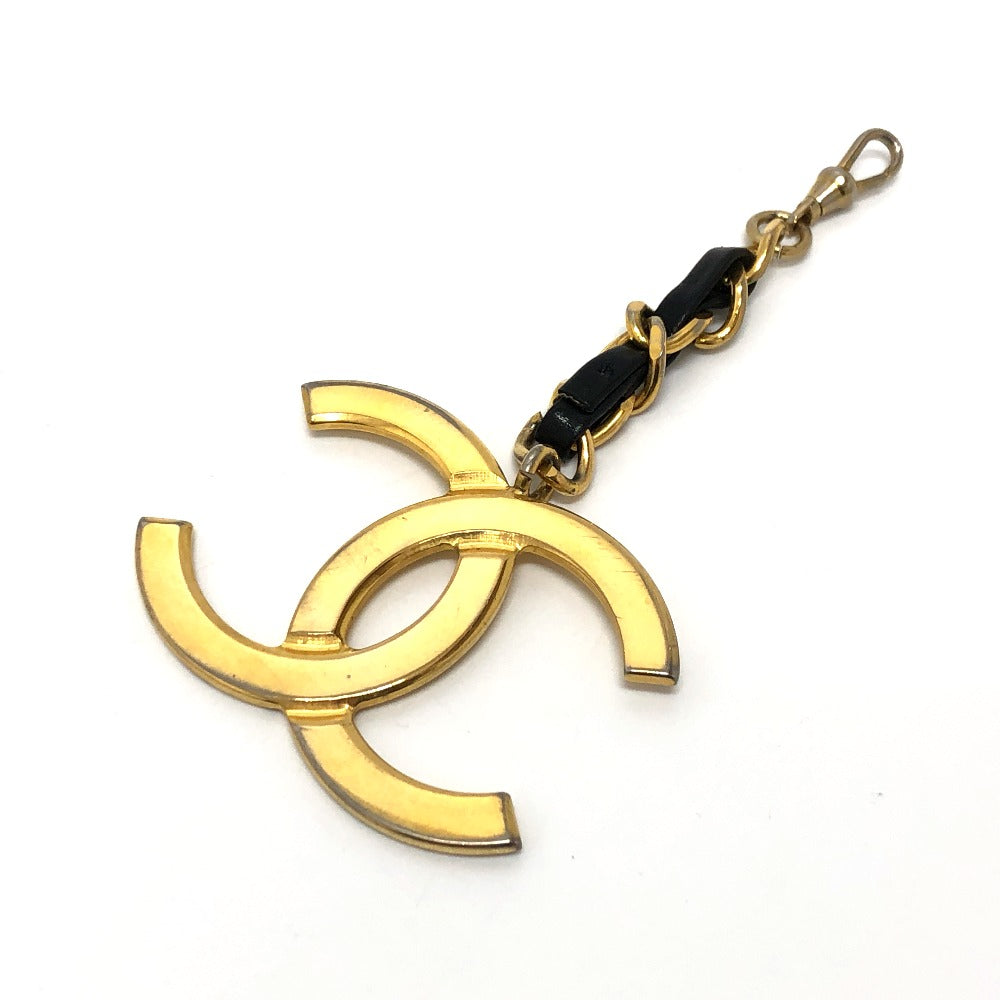 CHANEL charm Gold Plated gold Big COCO Mark Women  