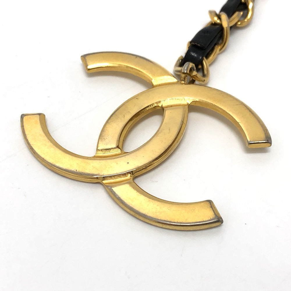 CHANEL charm Gold Plated gold Big COCO Mark Women  