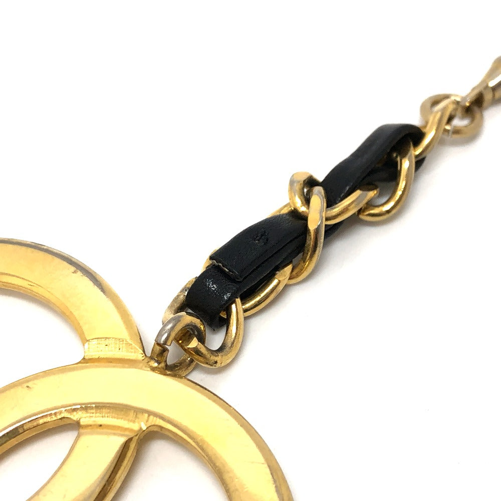 CHANEL charm Gold Plated gold Big COCO Mark Women  