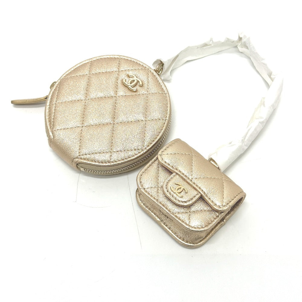 Chanel charm lambskin Matrasse COCO Mark Gold Key Chain