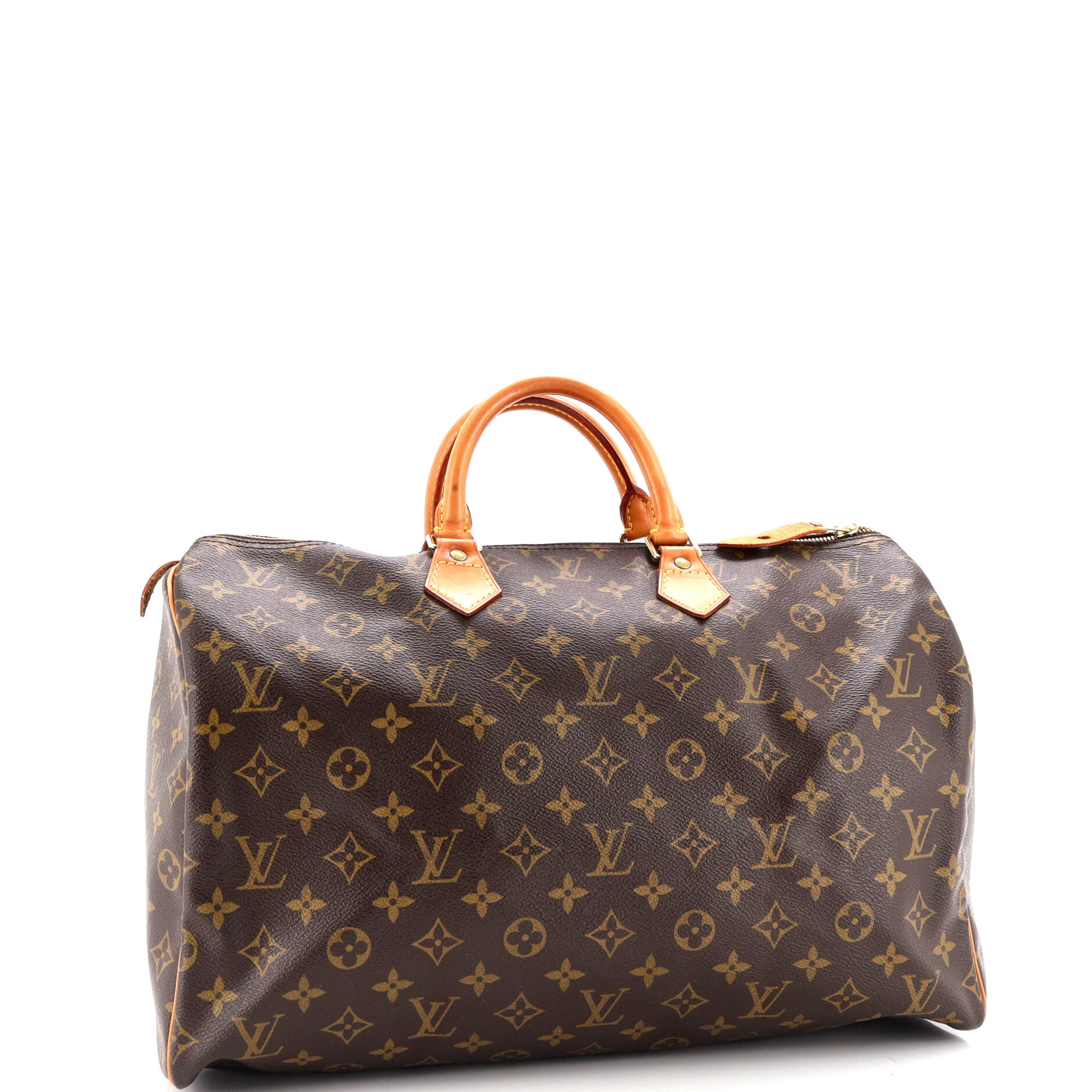 Louis Vuitton Speedy Handbag Canvas Monogram Travel Bag Canvas 403123821