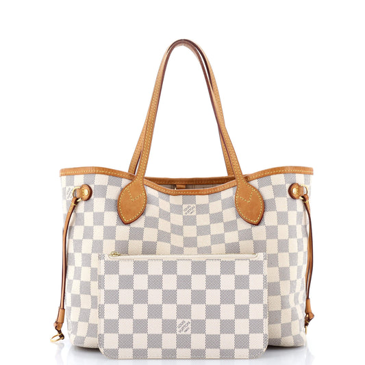 Louis Vuitton Neverfull Tote Damier Pm Tote Bag
