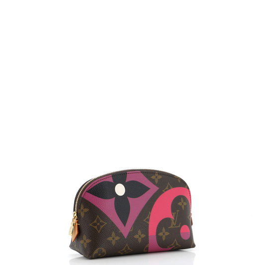 Louis Vuitton Cosmetic Pouch Limited Edition Game On Handbag Canvas Monogram Travel Bag