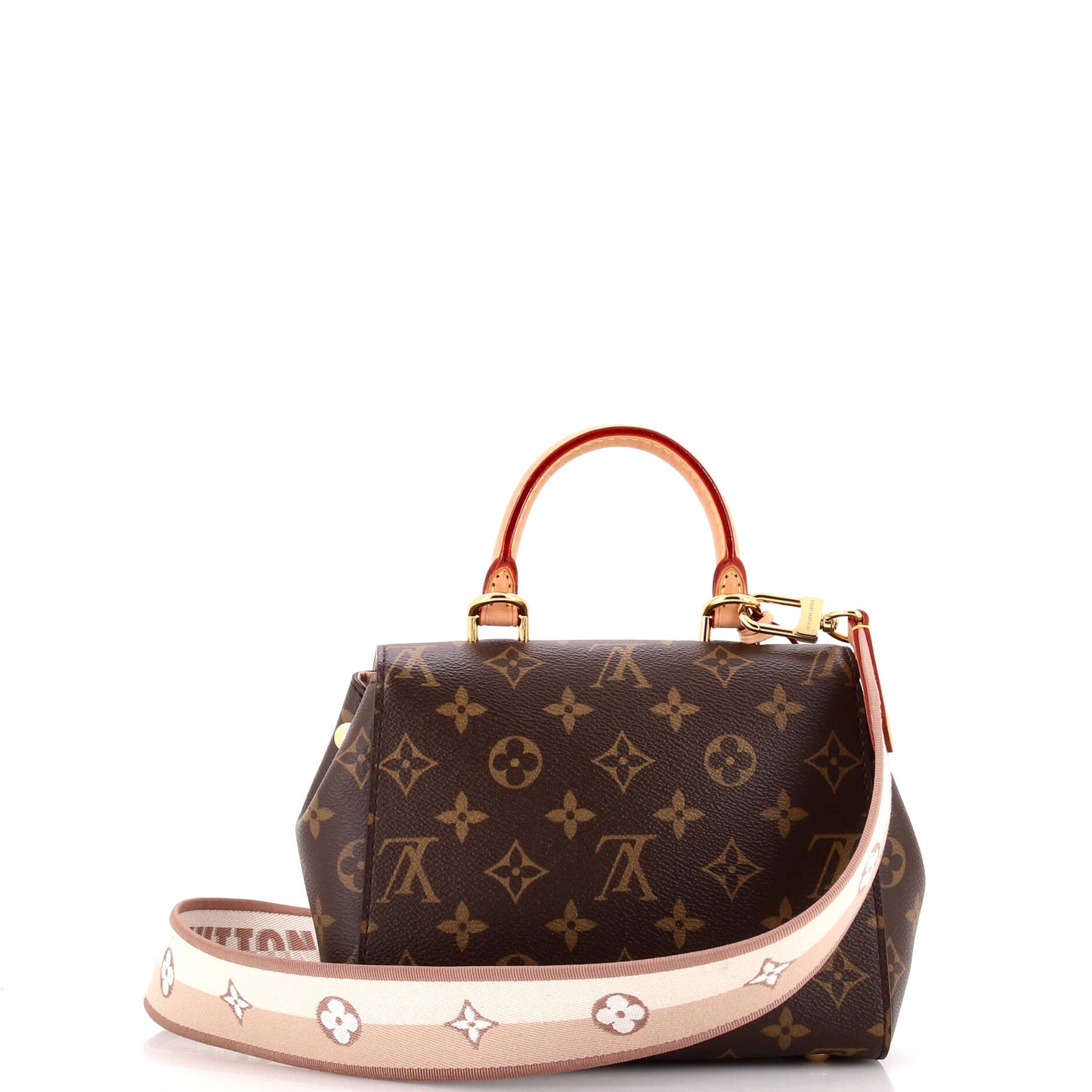 Louis Vuitton Cluny Top Handle Nm Bag Canvas Monogram Travel Bag