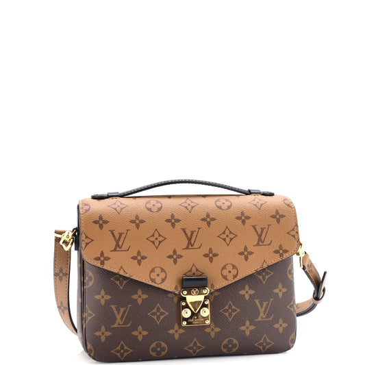 Louis Vuitton Pochette Metis Reverse Shoulder Bag Canvas Monogram Canvas 3125081