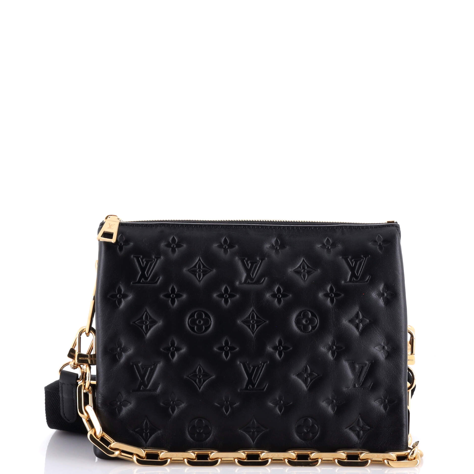 Louis Vuitton Coussin Bag Embossed Lambskin Pm Monogram Shoulder Bag