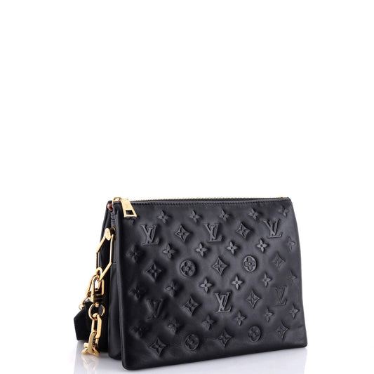 Louis Vuitton Coussin Bag Embossed Lambskin Pm Monogram Shoulder Bag