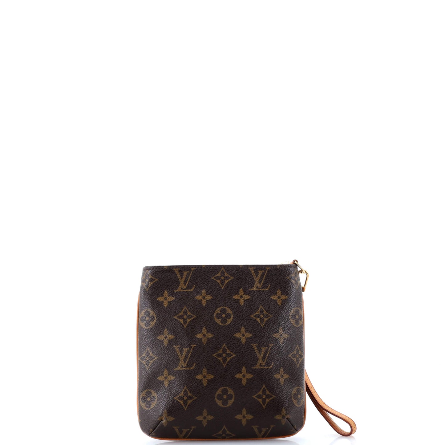 Louis Vuitton Partition Wristlet Clutch Canvas Monogram Clutch Bag