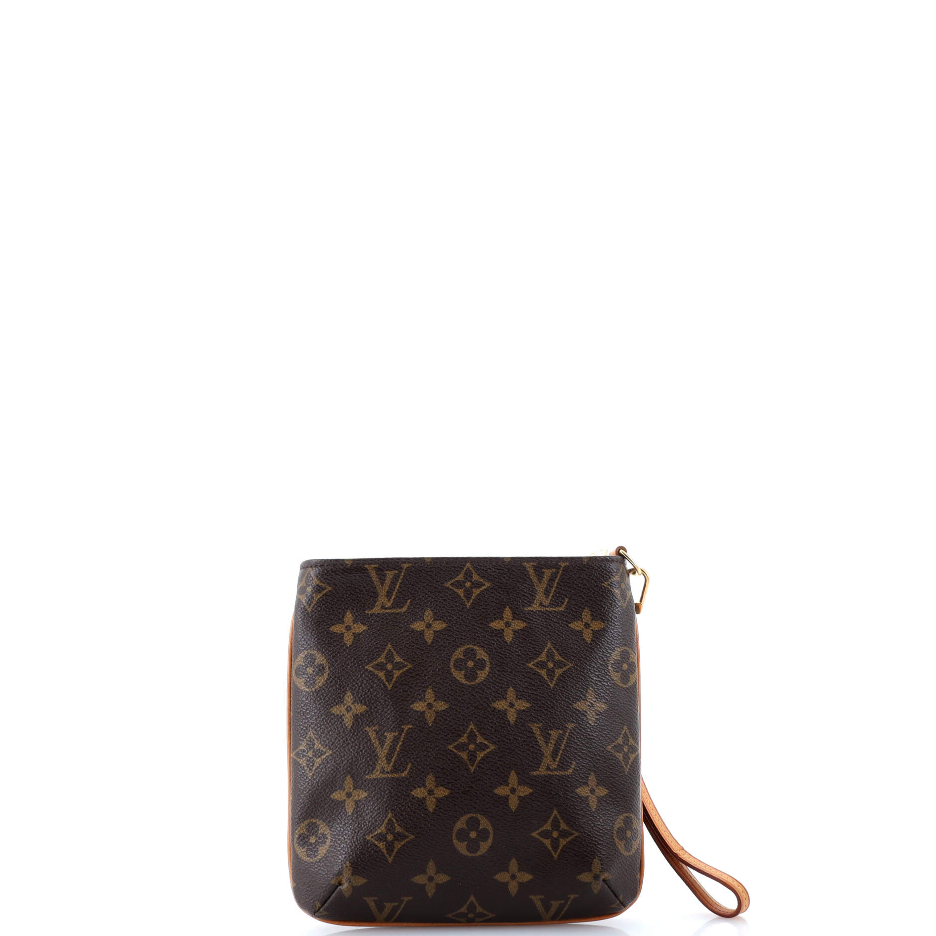 Louis Vuitton Partition Wristlet Clutch Canvas Monogram Clutch Bag