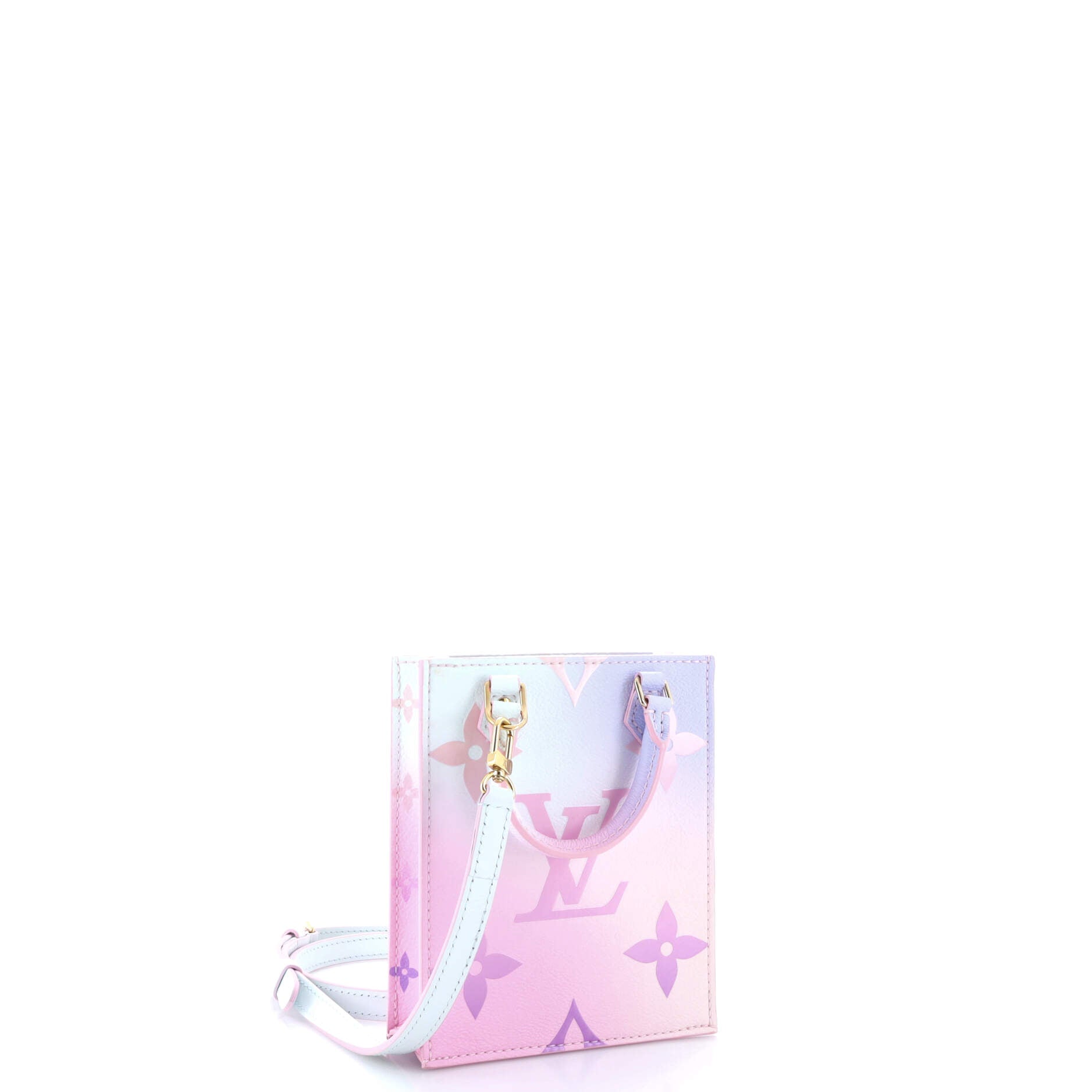 Louis Vuitton Petit Sac Plat Bag Spring In The Canvas Monogram Jewelry