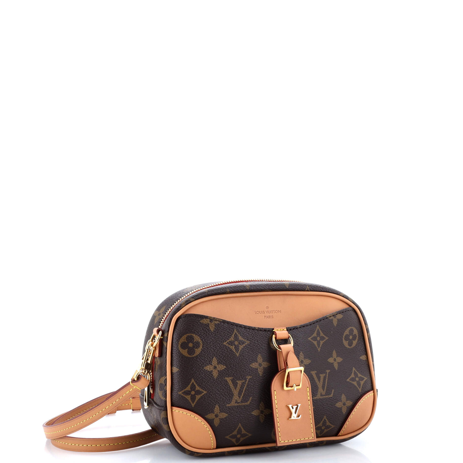 Louis Vuitton Deauville Handbag Canvas Monogram Shoulder Bag