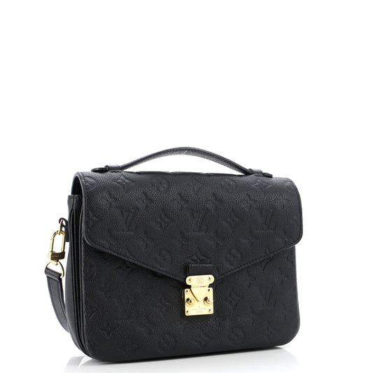 Louis Vuitton Pochette Metis Empreinte Shoulder Bag Leather Monogram Leather 3127561