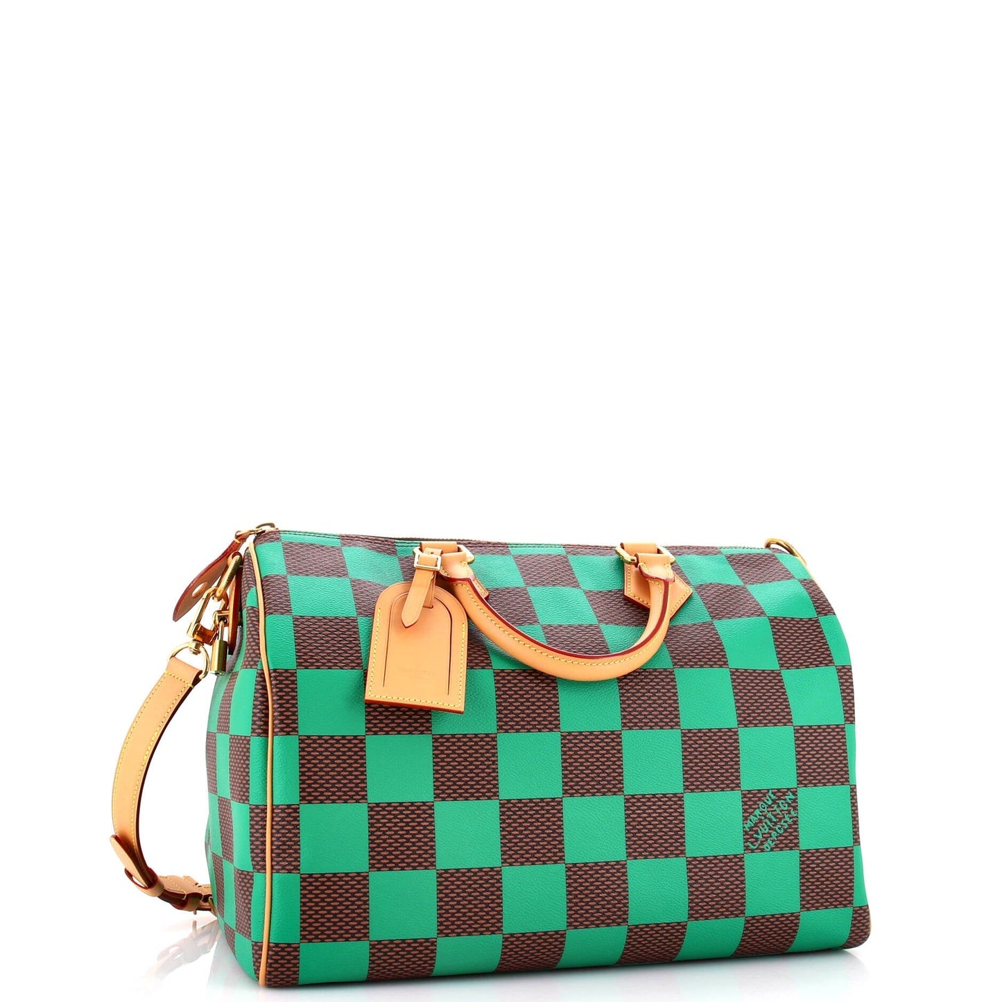Louis Vuitton Speedy Bandouliere Bag Damier Pop Travel Bag