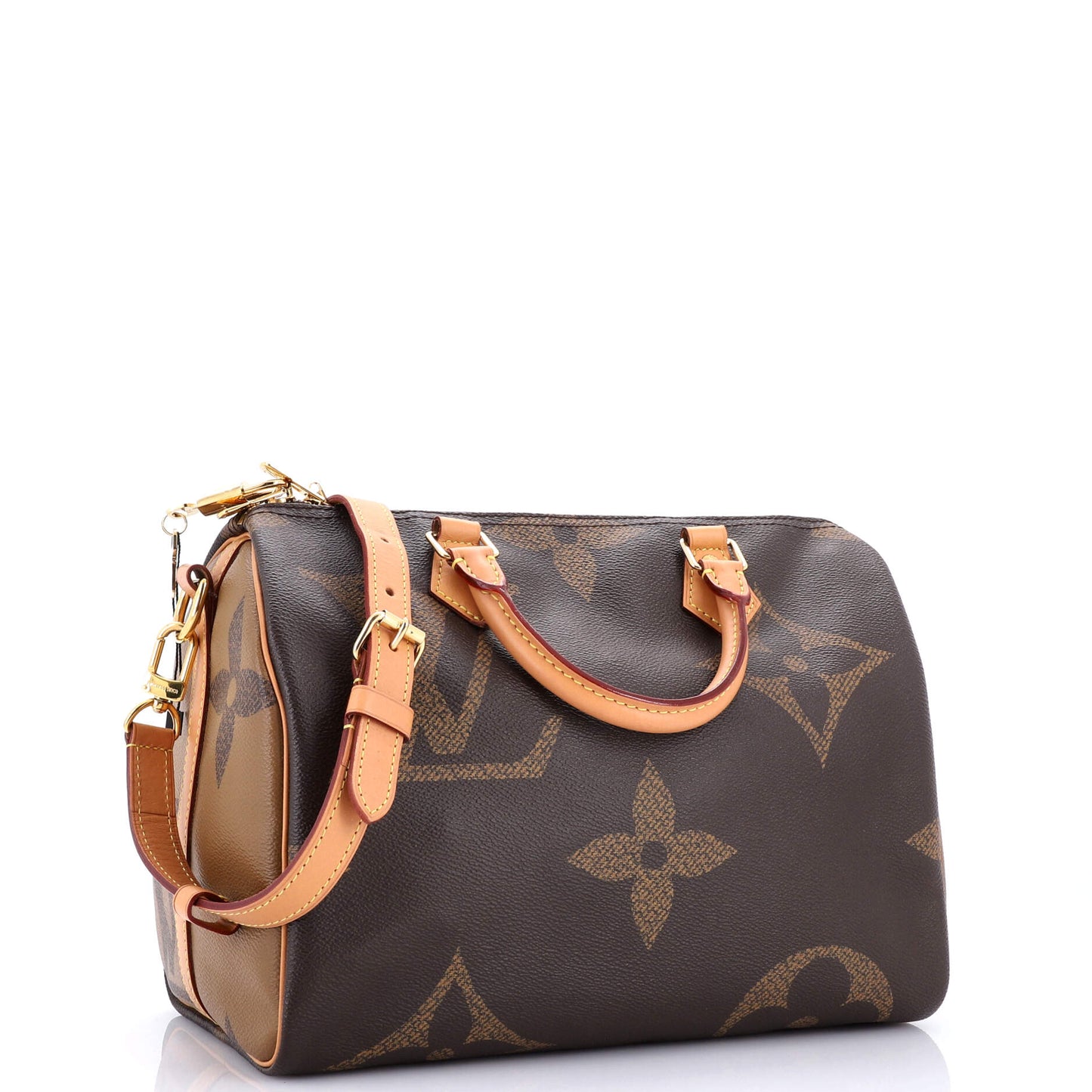 Louis Vuitton Speedy Bandouliere Bag Reverse Giant Monogram Travel Bag
