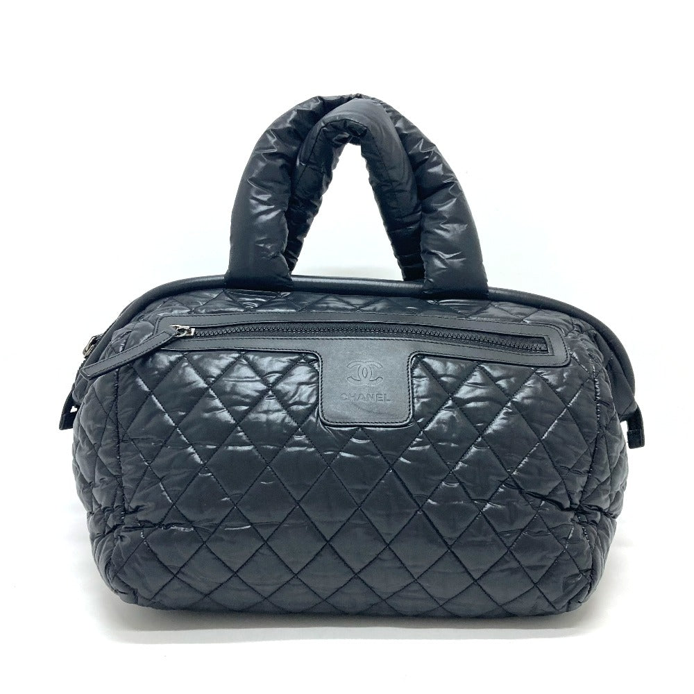 Chanel Boston Duffel Nylon Matrasse Cococoon Black Travel Bag