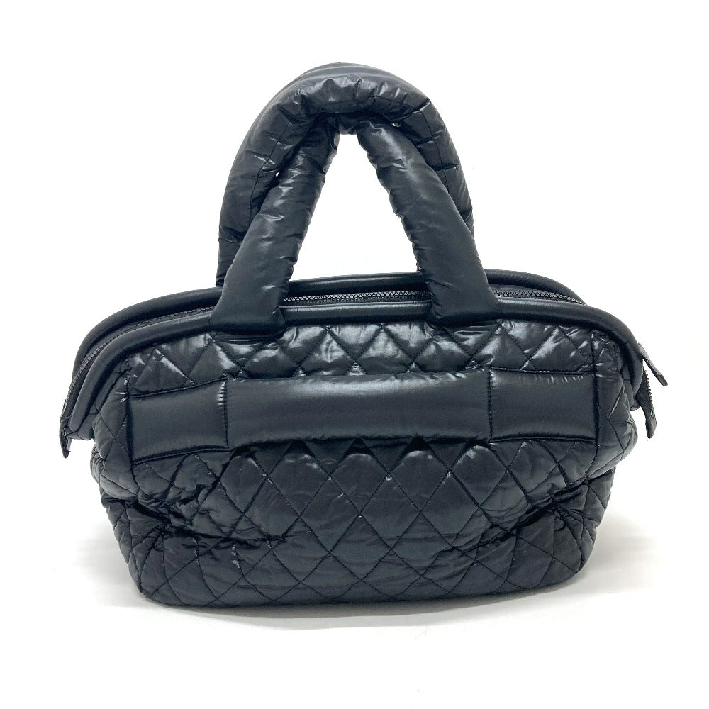 Chanel Boston Duffel Nylon Matrasse Cococoon Black Travel Bag